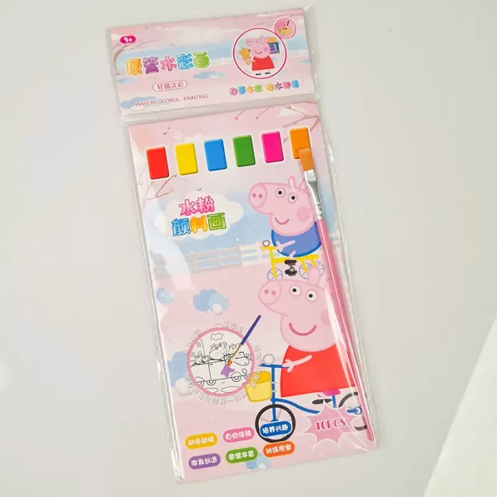 دفترچه آبرنگی رنگ آمیزی طرح پپا پیگ کد 703009
