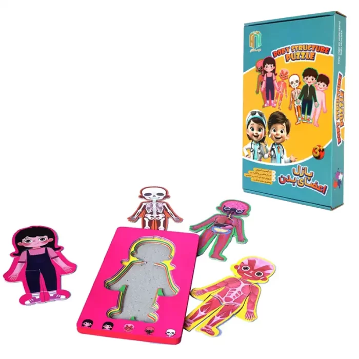 پازل جاگذاری آناتومی بدن انسان مدل دخترانه کد 5745835