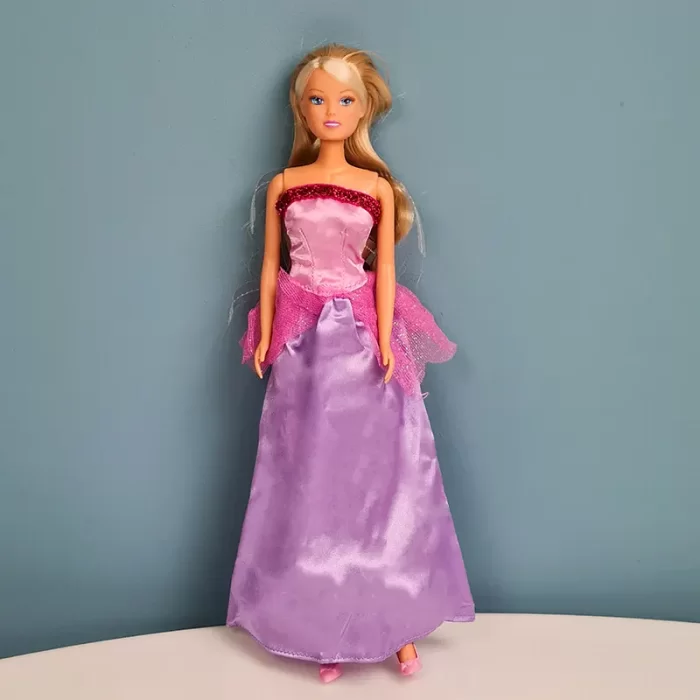 عروسک باربی با لباس بنفش کد 5646761