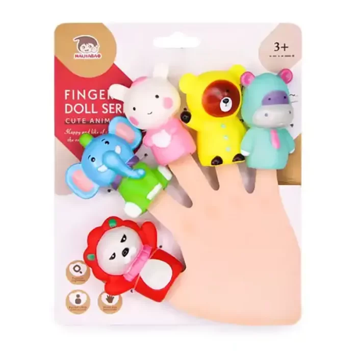 عروسک نمایشی انگشتی طرح حیوانات جنگل کد 5750407