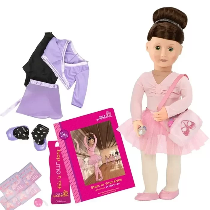 عروسک دخترانه 46 سانتیمتری Our Generation مدل Sydney Lee کد 261587