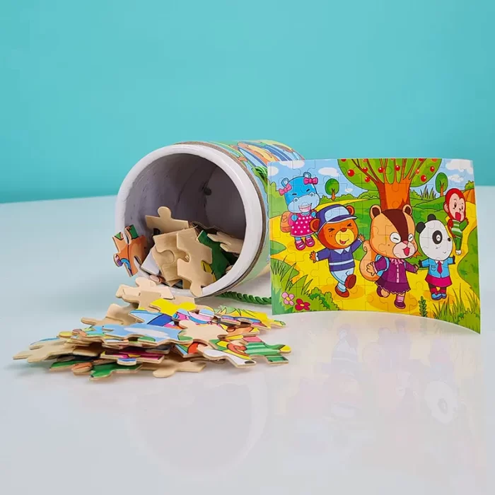 پازل استوانه ای  طرح حیوانات دانش آموز کد P/XY0060/E