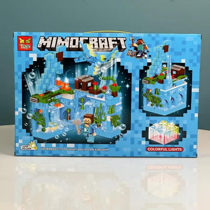 اسباب بازی لگو ماینکرافت 330 تکه چراغدار کد GT106