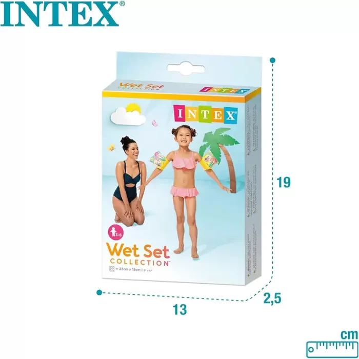 بازو بند بادی کودک اینتکس Intex مدل حیوانات دریا کد 58652