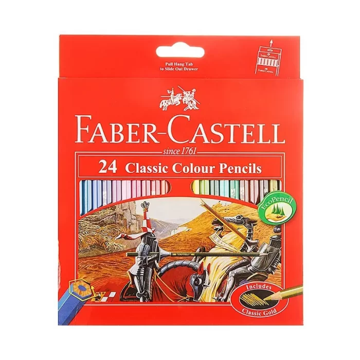 مداد رنگی 24 رنگ فابرکاستل جعبه مقوایی کد 16115854