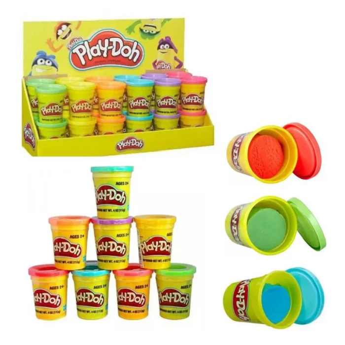 ست خمیر بازی تک رنگ  PLAY-DOH کد 358113