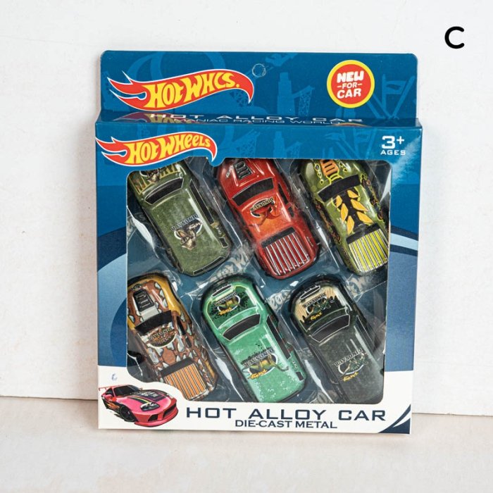 ماشین مسابقه 6 عددی HOTWHEELS کد 7741926