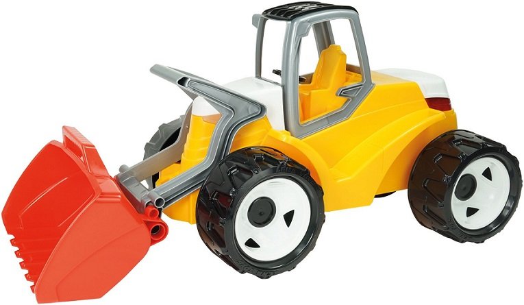 لودر بزرگ زرد قرمز LENA 02063 - Strong giant shovel loader red and yellow