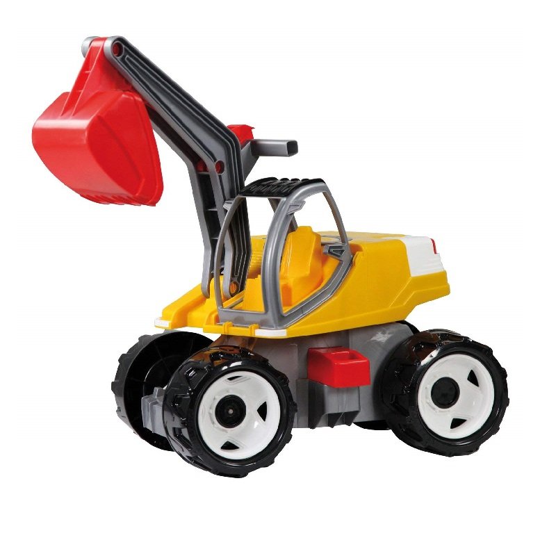 بیل مکانیکی بزرگ زرد قرمز Lena 02062 - Strong giant digger