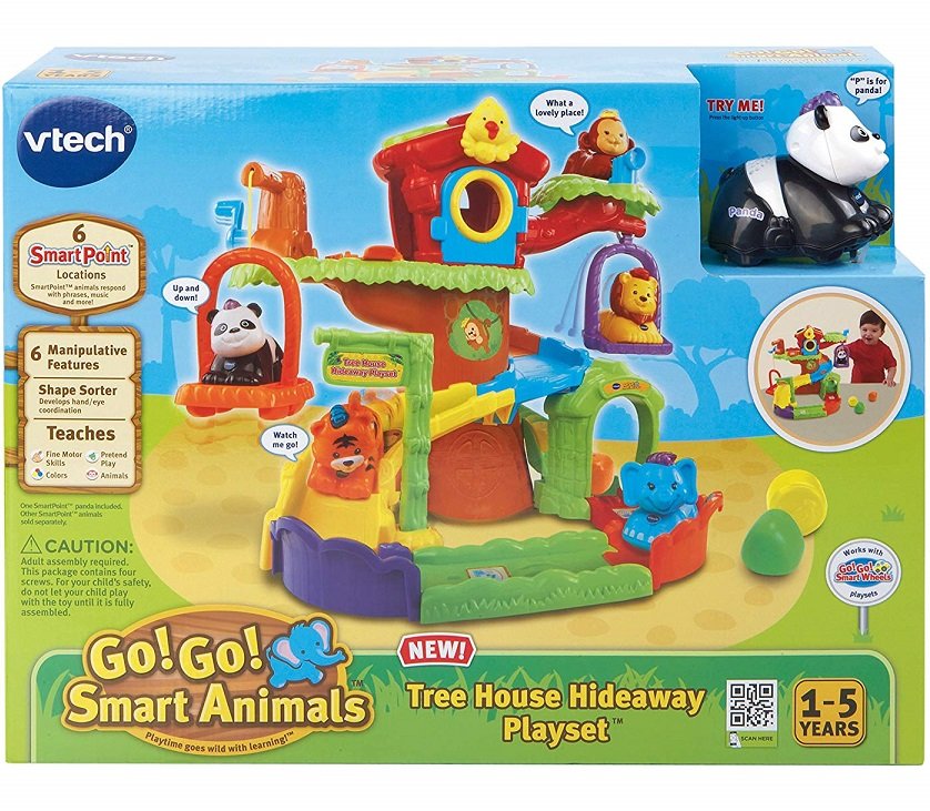 خانه درختی موزیکال هوش و سرگرمی وی تک Toot-Toot Animals Tree House 157103 VTech