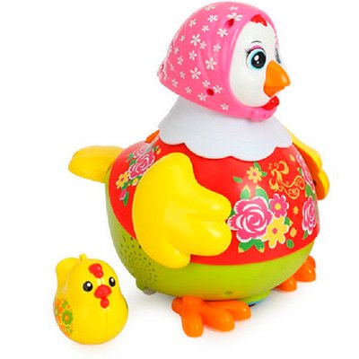 مرغ قرمز موزیکال huile toys 6102