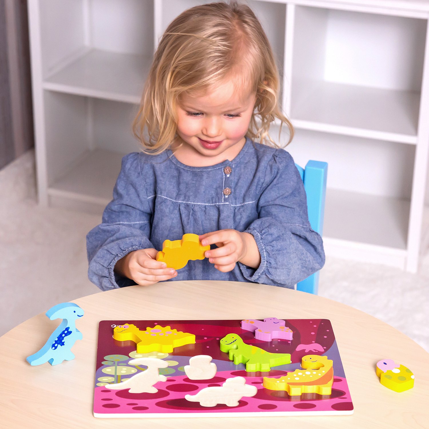 پازل سه بعدی دایناسور چوبی Classic World مدل Dinosaur 3D Puzzle 3552