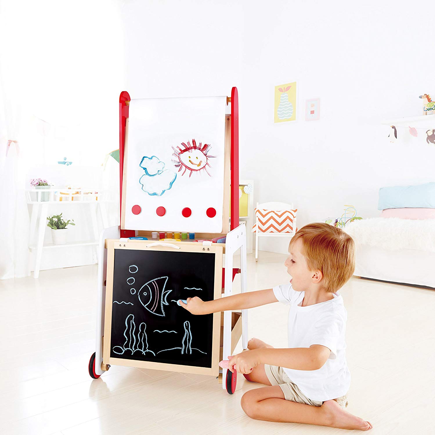 تخته نقاشی دوطرفه CREATE AND DISPLAY EASEL hape 1055