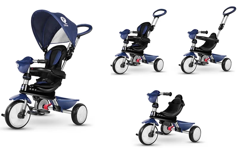 Playkids children's tricycle, cosi model, dark blue