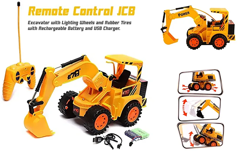 Excavator control toy