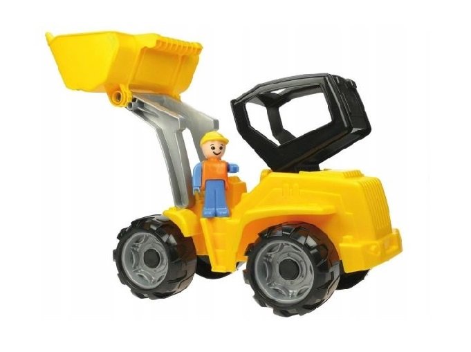 بولدوزر زرد مشکی  Lena 04412 -Truxx shovel loader