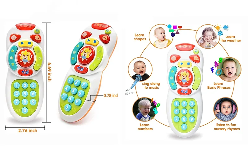 Musical toy TV control model