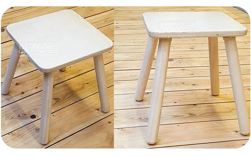 Children's wooden stool