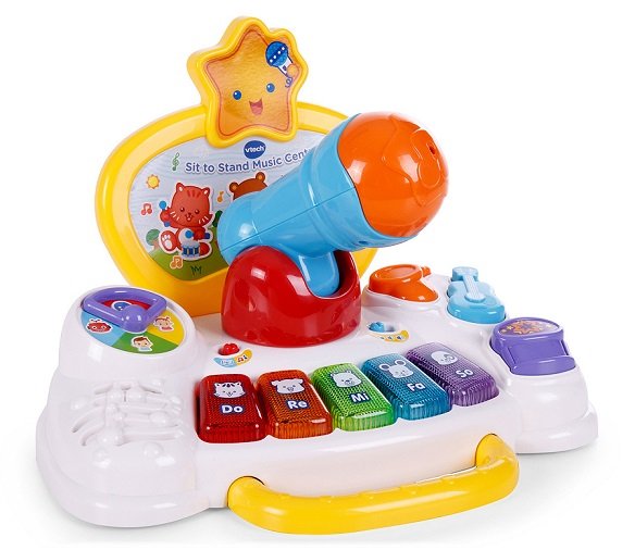 میز بازی موزیکال هوش و سرگرمی وی تک Baby Sit to Stand Music Centre 157603 vtech