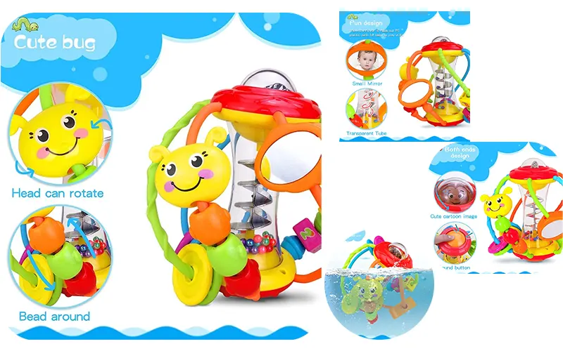 جغجغه توپی هولی تویز Huile Toys 