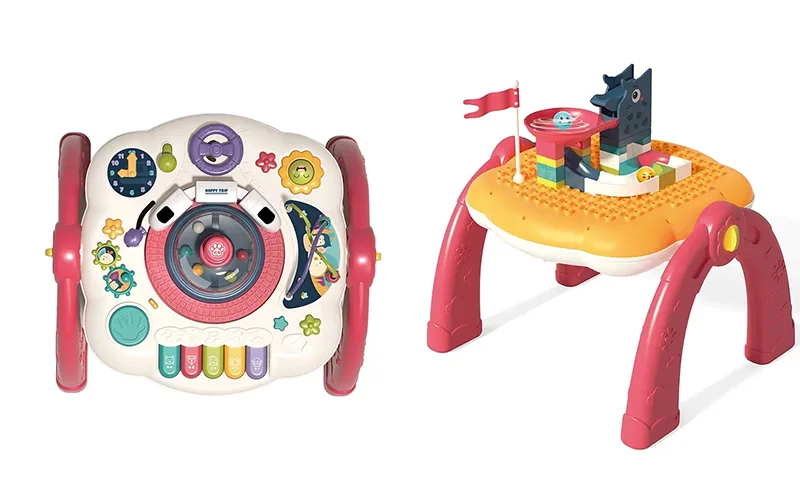 Double-sided children's game table