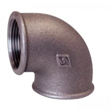 زانو 90 درجه دنده ای سیاه مک MECH
