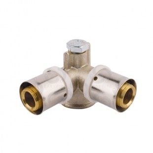 سه راه 90 درجه دیواری پرسی ایزی پایپ