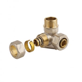 سه راه 90 درجه صفحه دار روپیچ کوپلی ایزی پایپ