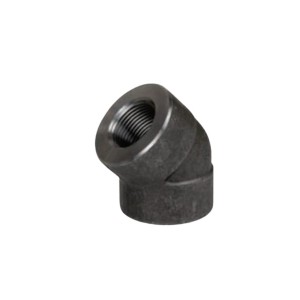 زانو 45 درجه دنده ای ELBOW 45D NPT فشار قوی کلاس 3000 اروپایی