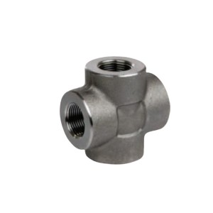 چهار راه دنده ای CROSS NPT فشار قوی کلاس 3000 اروپایی