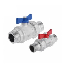 شیر مهره ماسوره دار دسته پروانه ای یک سر مغزی (129 AZAR) آذر