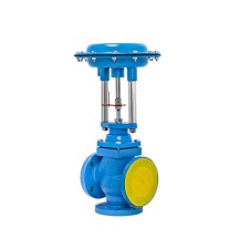 شیر سوزنی پنوماتیک سه راهه با PN 25 اونکس (Unox)
