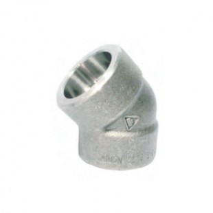زانو 45 درجه ساکت ولد ELBOW 45D SW فشار قوی کلاس 3000 T تایوان