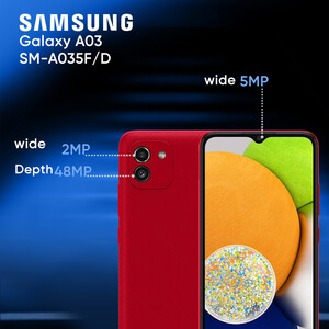 گوشی موبایل سامسونگ مدل Galaxy A03 SM-A035F/DS دو سیم‌ کارت ظرفیت 32 گیگابایت و رم 3 گیگابایت