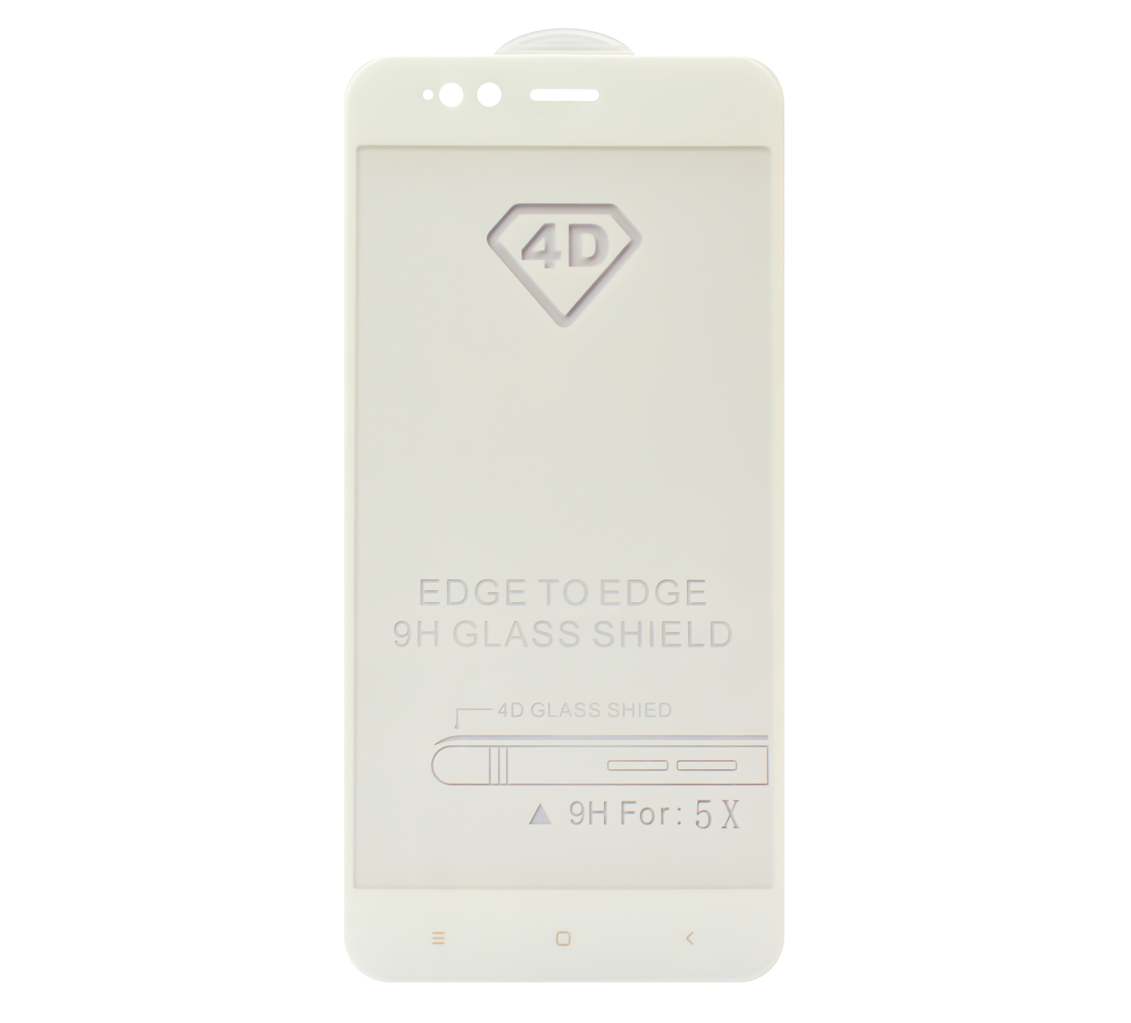 محافظ صفحه شیشه ای 4 بعدی Xiaomi Mi A1/5X Full Glue 4D Glass