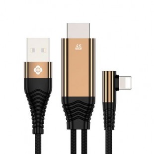 کابل تبدیل لایتنینگ به HDMI توتو مدل BLA-037 طول 3.5 متر