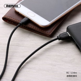 کابل تبدیل USB به MicroUSB ریمکس مدل RC-134m طول 1 متر