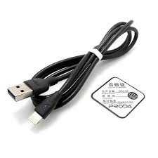 کابل تبدیل USB به Ligthning پرودا مدل PD-B15 طول 1 متر