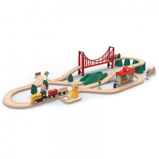 ترن اسباب بازی شیائومی مدل Mitu Track Building Block Electric Train