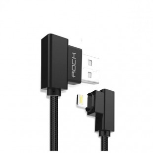 کابل لایتنینگ Rock Dual-End L-Shaped Lightning Data Cable RCB0519