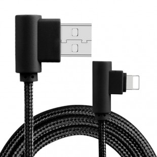 کابل لایتنینگ Rock Dual-End L-Shaped Lightning Data Cable RCB0519