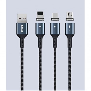 کابل تبدیل USB به MicroUSB ریمکس مدل RC-156m طول 1 متر