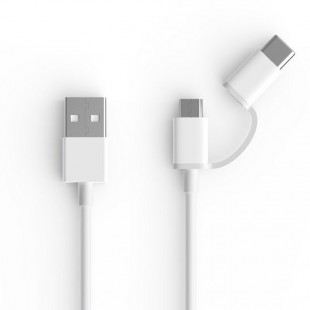 کابل تبدیل USB به MicroUSB/USB-C شیائومی مدل AL501