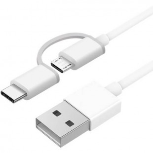 کابل تبدیل USB به MicroUSB/USB-C شیائومی مدل AL501
