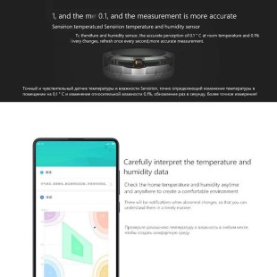 دماسنج و رطوبت سنج شیائومی کد LYWSDCGQ-01ZM