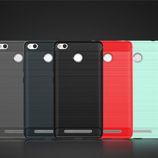 For-Redmi-3s-Rugged-Armor-High-Grade-Carbon-Fiber-Texture-Brushed-Soft-TPU-case-Back-cover (1)