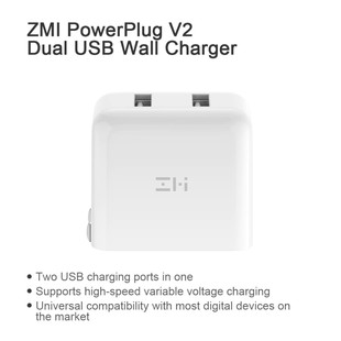 شارژر دیواری شیائومی مدل ZMI HA622 همراه با کابل USB-C