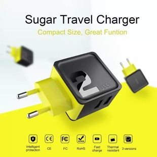 شارژر راک Rock Sugar Travel Charger RWC0239