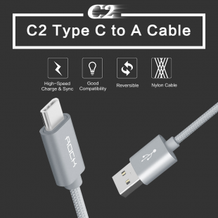 کابل تایپ سی Rock C2 Type-C To A USB RCB0465 200cm