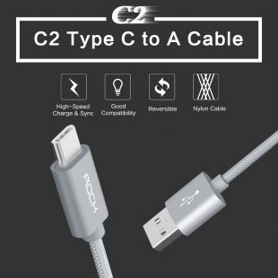 کابل تایپ سی Rock C2 Type-C To A USB RCB0465 100cm